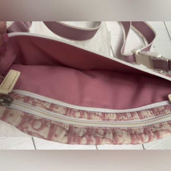 Rare Christian Dior Pink Trotter No. 2 Saddle Waist Belt Bag - Picture 10 of 14